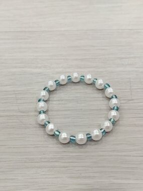 Cute Blue And White Bracelet